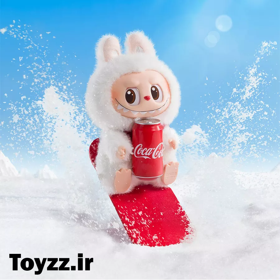 عروسک شانسی لبوبو کوکاکولا مدل POP MART LABUBU THE MONSTERS COCA-COLA