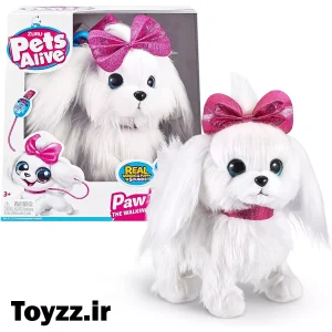 سگ قلاده دار پولیشی رباتیک برند زورو مدل Lil Paw Paw Puppy