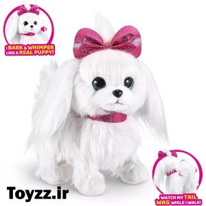 سگ قلاده دار پولیشی رباتیک برند زورو مدل Lil Paw Paw Puppy