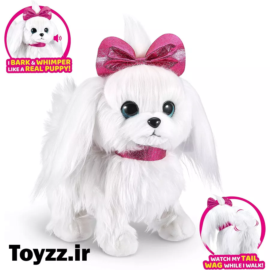 سگ قلاده دار پولیشی رباتیک برند زورو مدل Lil Paw Paw Puppy