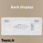 ساعت رومیزی دیجیتال مدل LED DIGITAL CLOCK دارای سنسور صدا نمایش تاریخ دماسنج و دو زمان زنگ بیداری