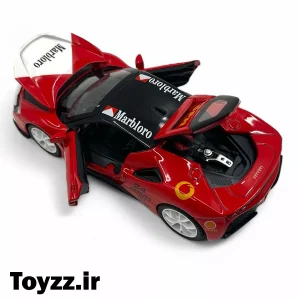 ماکت ماشین فلزی طرح فراری مدل ferrari SF90 marlboro livery