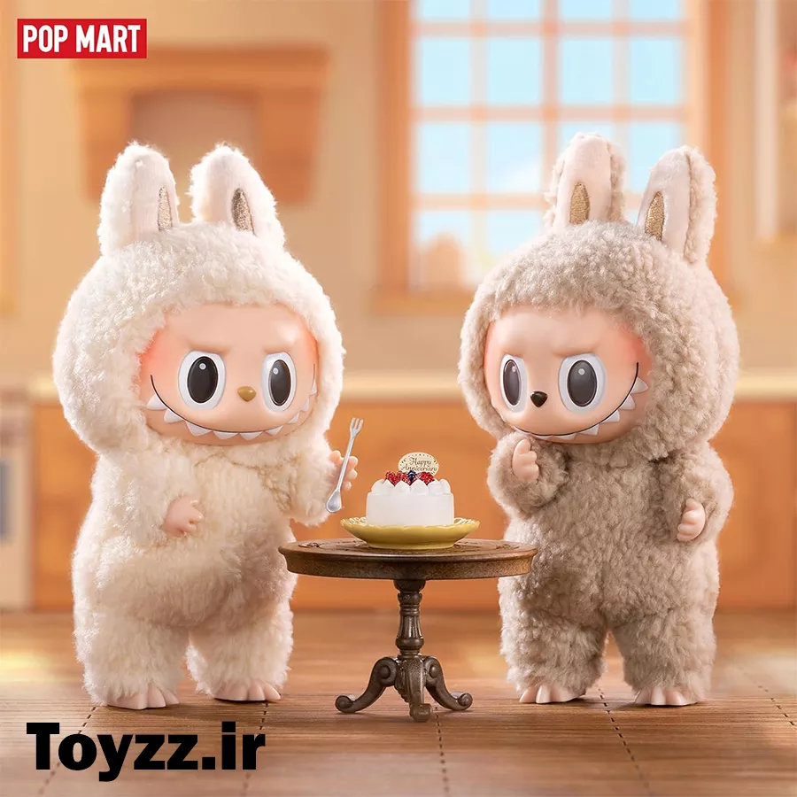 عروسک شانسی لبوبو اورجینال سری ماکارون مدل POP MART LABUBU EXCITING MACARON