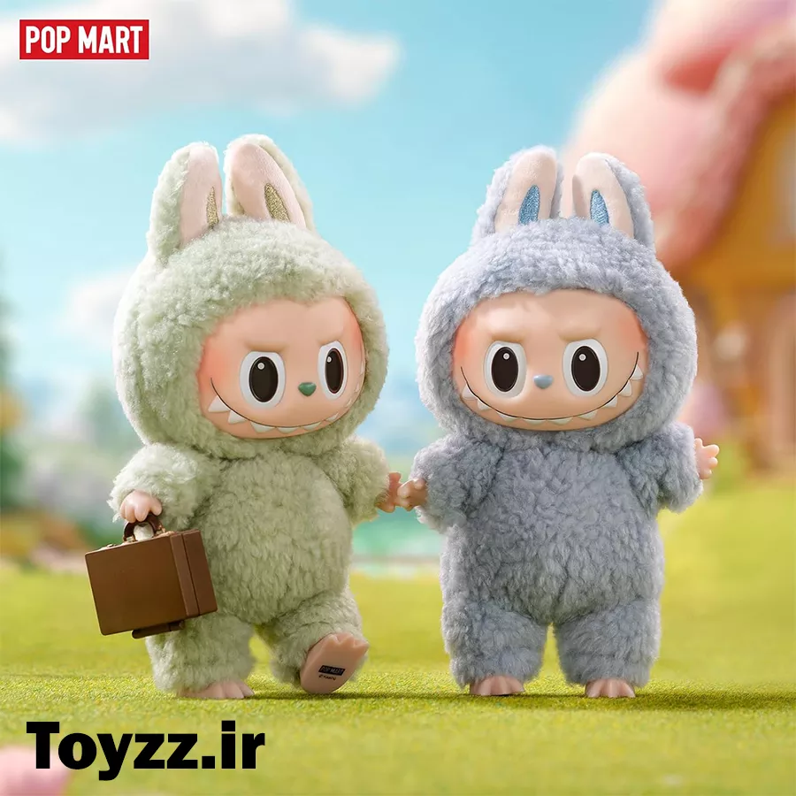 عروسک شانسی لبوبو اورجینال سری ماکارون مدل POP MART LABUBU EXCITING MACARON