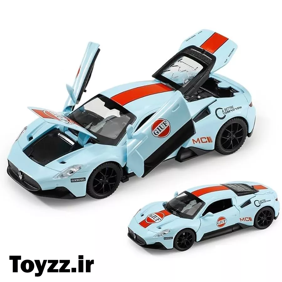 ماکت ماشین فلزی طرح مازراتی مدل Maserati MC20 GIUF edition