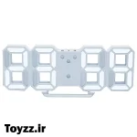 ساعت دیواری و رومیزی سه بعدی 3D LED Clock دارای زنگ بیداری تاریخ و دمای محیط