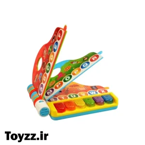 اسباب بازی پیانو اموزش زبان موزیکال و چراغدار برند Five Star مدل LEARNING FUN PHONICS PIANO