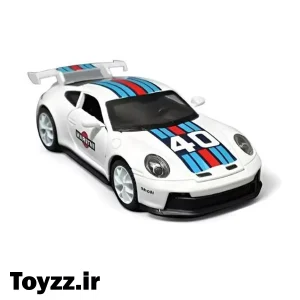 ماکت ماشین فلزی طرح پورشه 911 مدل porsche 911 GT3 RS martini racing livery