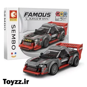 ساختنی لگو ماشین برند سمبو بلاک مدل SEMBO BLOCK FAMOUS CAR 714560