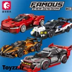 ساختنی لگو ماشین برند سمبو بلاک مدل SEMBO BLOCK FAMOUS CAR 714561