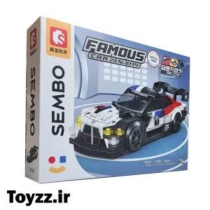 ساختنی لگو ماشین برند سمبو بلاک مدل SEMBO BLOCK FAMOUS CAR 714562