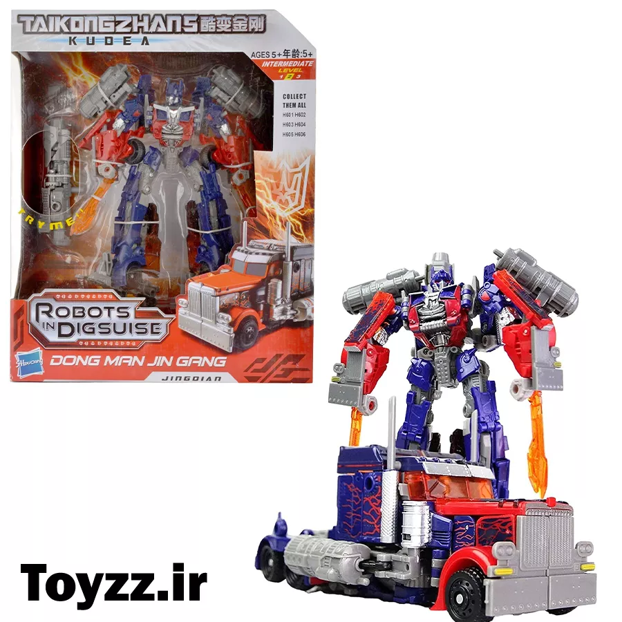 اکشن فیگور ربات تبدیل شونده ترانسفورمرز مدل آپتیموس پرایم Optimus Prime
