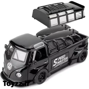 ماکت ماشین فلزی طرح فولکس واگن مدل Volkswagen Bus Transporter مشکی