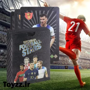 کارت های فوتبالی جام جهانی world football stars مشکی