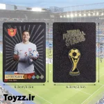 کارت های فوتبالی جام جهانی world football stars مشکی
