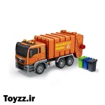 ماشین بازی طرح حمل زباله کد 66653 دارای پمپ مکانیکی تخلیه زباله موزیکال و چراغدار