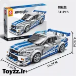 ساختنی لگو ماشین برند سمبو بلاک مدل SEMBO BLOCK FAMOUS CAR 714566