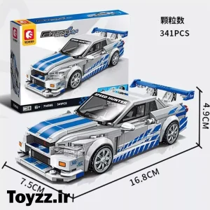 ساختنی لگو ماشین برند سمبو بلاک مدل SEMBO BLOCK FAMOUS CAR 714566