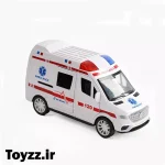 اسباب بازی ماشین آمبولانس موزیکال و چراغدار کد 62925