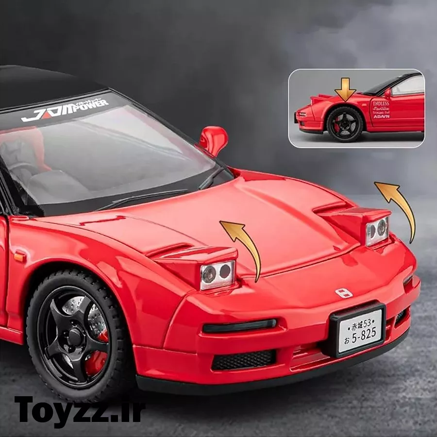 ماکت ماشین فلزی طرح هوندا مدل HANDA NSX