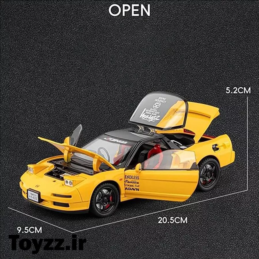 ماکت ماشین فلزی طرح هوندا مدل HANDA NSX