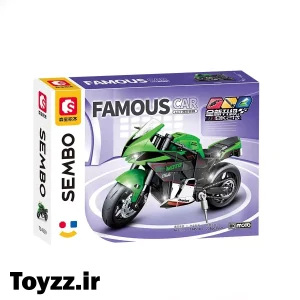 ساختنی لگو موتور برند سمبو بلاک مدل SEMBO BLOCK FAMOUS CAR 714539