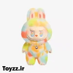 عروسک سوپرایزی لبوبو رنگین کمان مدل گردنبند دار