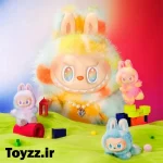 عروسک سوپرایزی لبوبو رنگین کمان مدل گردنبند دار