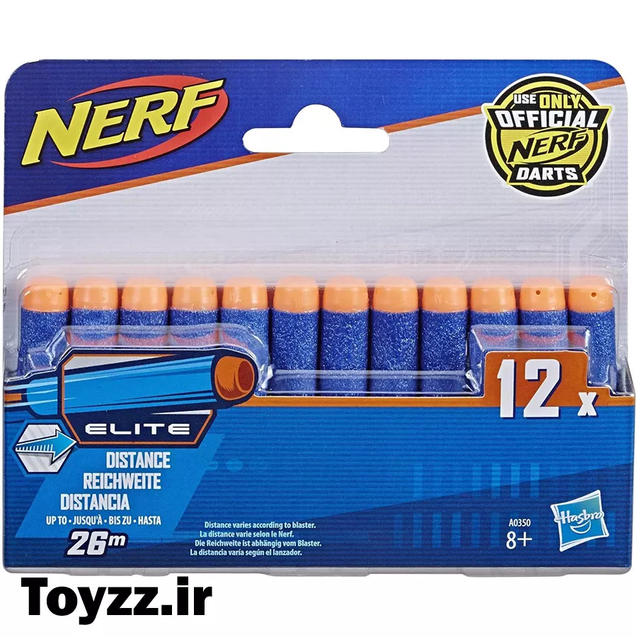 تیر یدک نرف مدل Nerf ELITE بسته 12 عددی