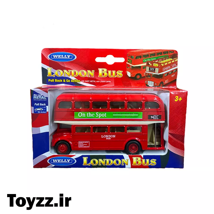 ماکت اتوبوس لندن ویلی طرح On the Spot مدل LONDON Bus
