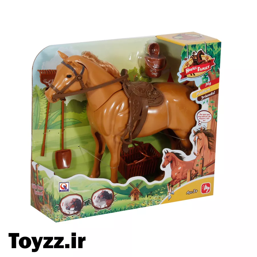 اسباب بازی موزیکال طرح اسب کد YBL901