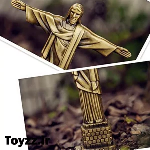 تندیس فلزی مسیح برزیل کد 9-212