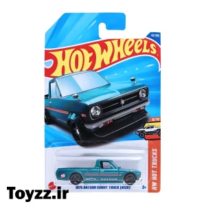 ماکت ماشین هات ویلز مدل 1975 DATSUN SUNNY TRUCK (B120) سری HW HOT TRUCKS