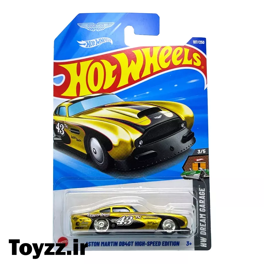 ماکت ماشین هات ویلز مدل ASTON MARTIN DB4GT HIGH SPEED EDITION سری HW DREAM GARAGE