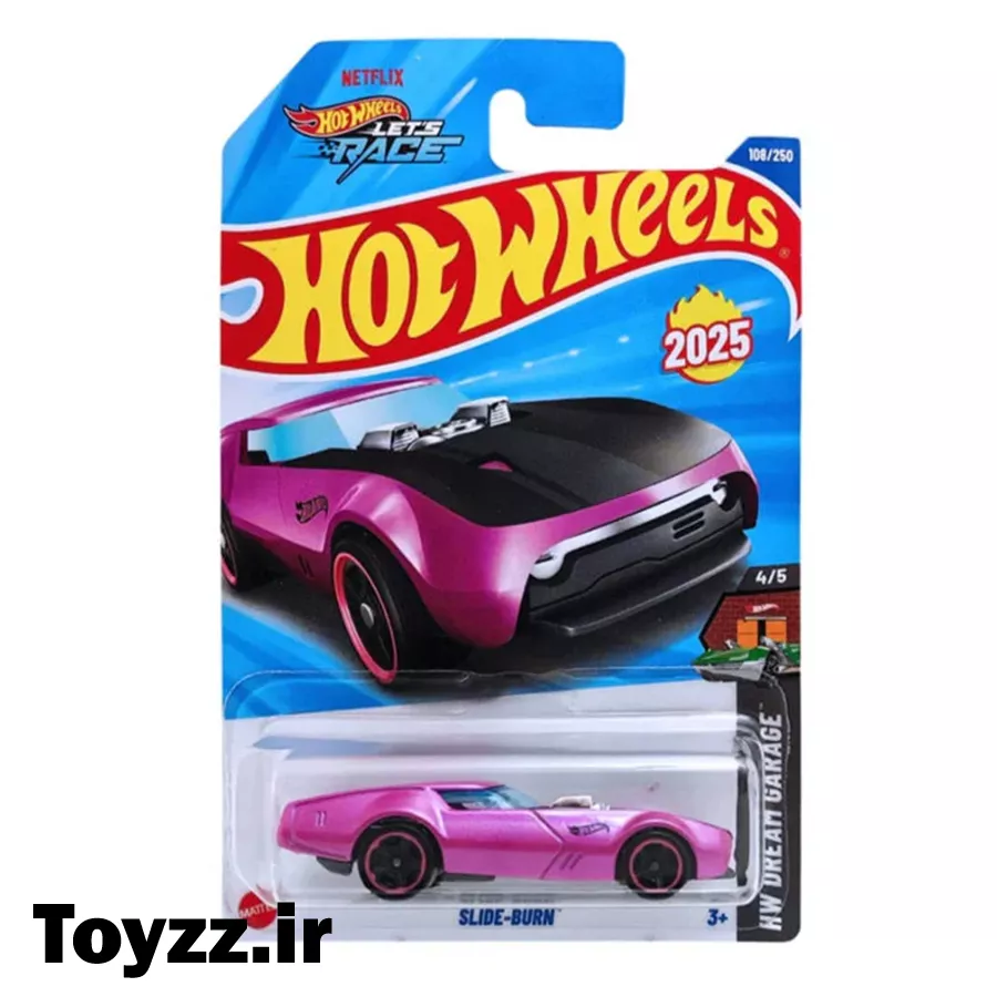 ماکت ماشین هات ویلز مدل SLIDE BURN سری HW DREAM GARAGE