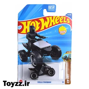 ماکت ماشین هات ویلز مدل TESLA CYBERQUAD سری HW DIRT