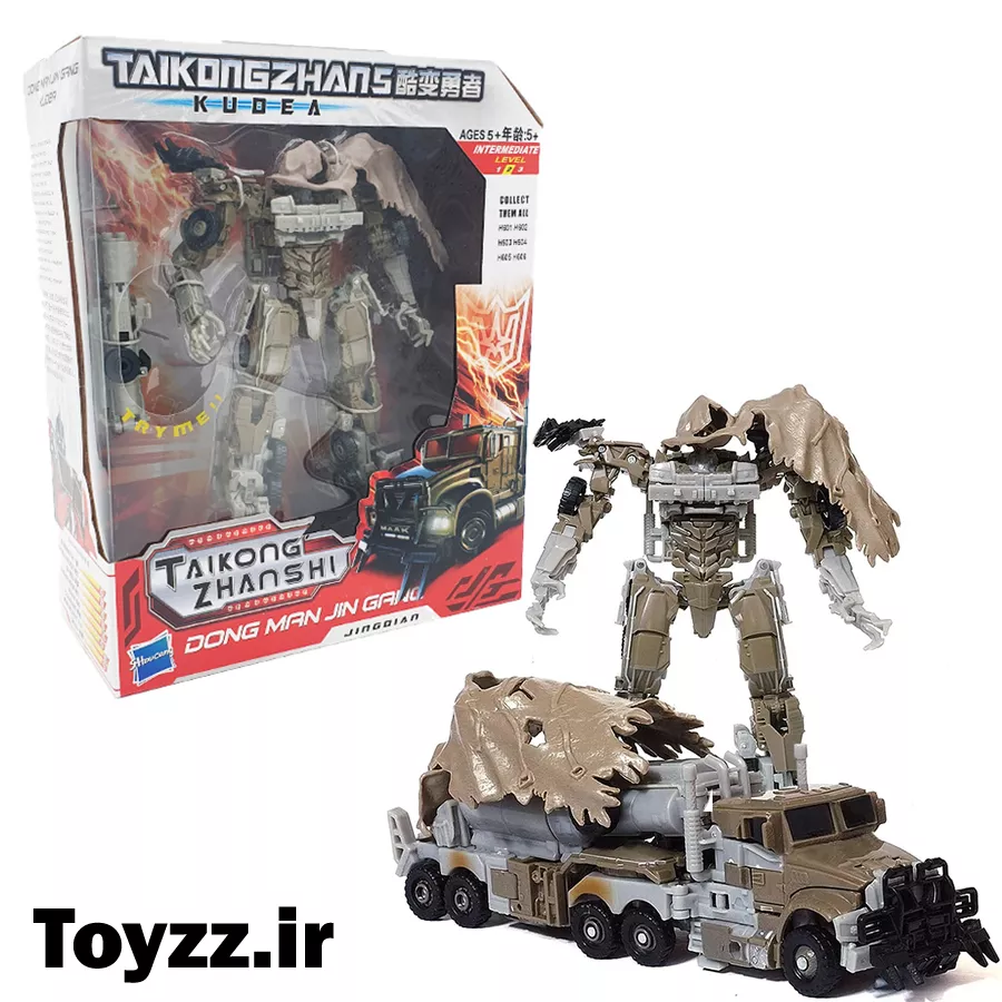 ماشین تبدیل شونده ترانسفورمرز مدل مگاترون MEGATRON کد H-604 7 ماشین تبدیل شونده ترانسفورمرز مدل مگاترون MEGATRON کد H-604