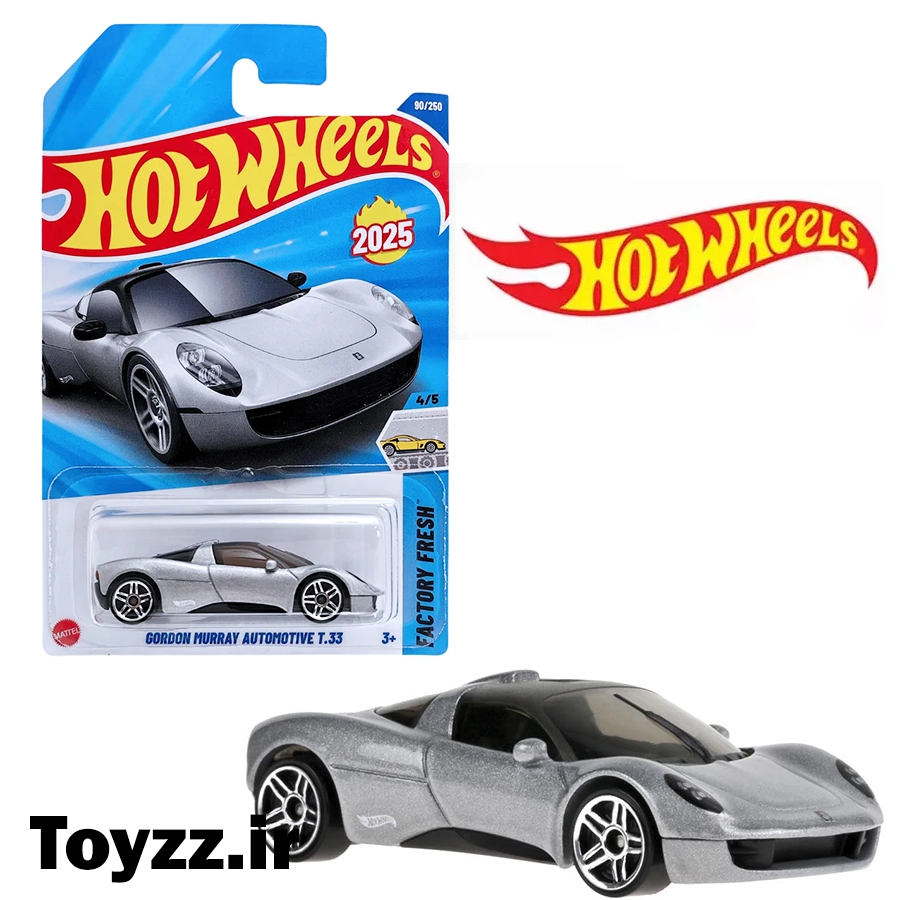 ماکت ماشین هات ویلز مدل GORDON MURRAY AUTOMOTIVE T.33