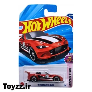 ماکت ماشین هات ویلز مدل 15 MAZDA MX 5 MIATA سری COMPACT