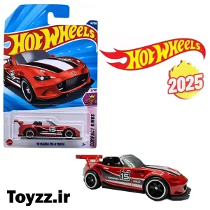 ماکت ماشین هات ویلز مدل 15 MAZDA MX 5 MIATA سری COMPACT