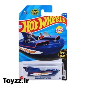 ماکت ماشین هات ویلز مدل 1966 BAT BOAT BATEAU سری BATMAN 13 ماکت ماشین هات ویلز مدل 1966 BAT BOAT BATEAU سری BATMAN