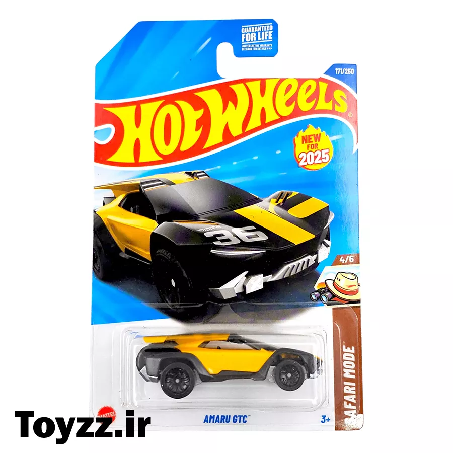 ماکت ماشین هات ویلز مدل AMARU GTC سری SAFARI MODE MODE SAFARI