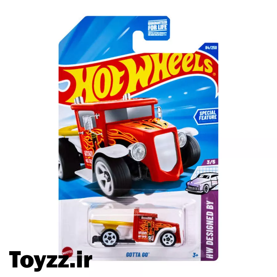 ماکت ماشین هات ویلز مدل GOTTA GO سری HW DESIGNES BY