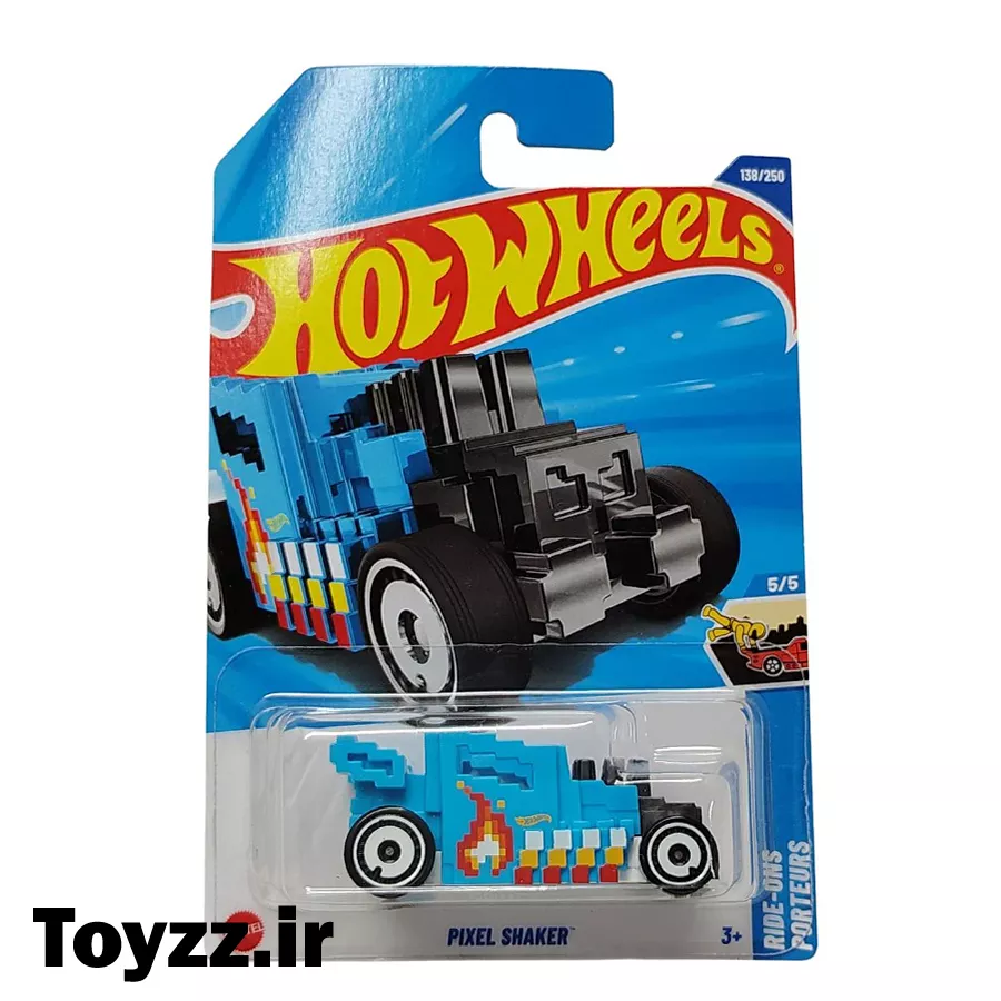 ماکت ماشین هات ویلز مدل PIXEL SHAKER سری RIDE ONS PORTEURS