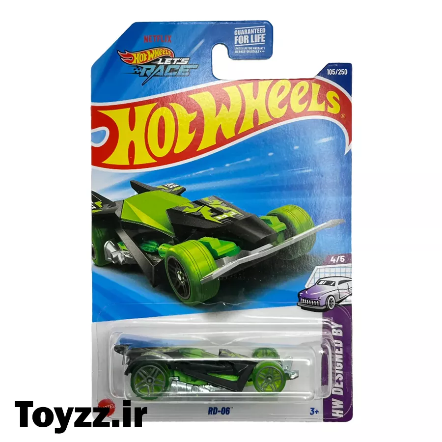 ماکت ماشین هات ویلز مدل RD-06 سری HW DESIGNED BY