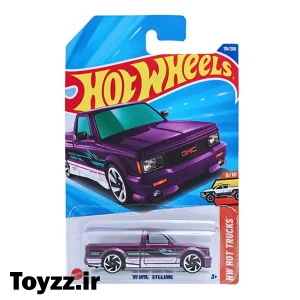 ماکت ماشین هات ویلز مدل 91 GMC SYCLONE سری HW HOT TRUCKS