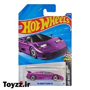 ماکت ماشین هات ویلز مدل 94 BUGATTI EB110 SS سری HW RACE DAY 3 ماکت ماشین هات ویلز مدل 94 BUGATTI EB110 SS سری HW RACE DAY