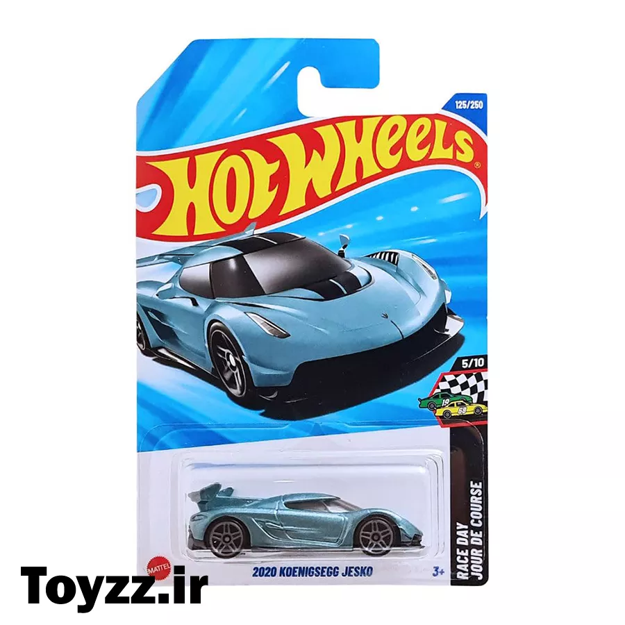 ماکت ماشین هات ویلز مدل 2020 KOENIGSEGG JESKO سری RACE DAY JOUR DE COURSE