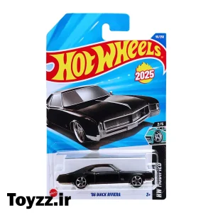ماکت ماشین هات ویلز مدل 66 BUICK RIVIERA سری HW MODIFIED مشکی