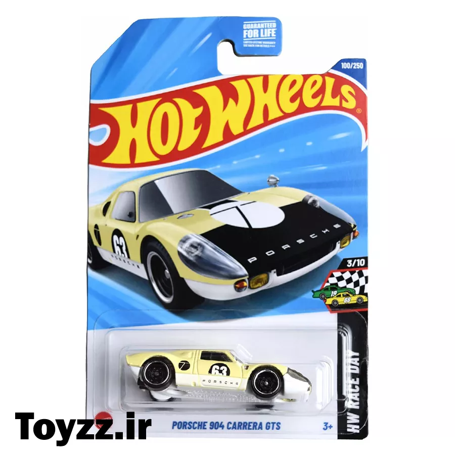 ماکت ماشین هات ویلز مدل PORSCHE 904 CARRERA GTS سری HW RACE DAY